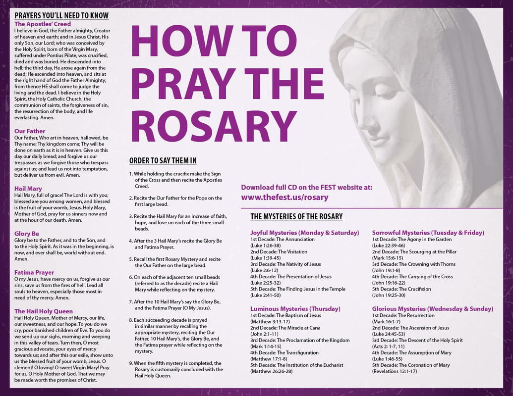 How to pray the ROSARY